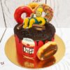 Торт "Гомер Симпсон" с печеньем и пончиками ТМ390