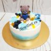 Торт "Сладкий Тедди" с фигуркой медведя, мармеладом, ягодами и кремом ТД827