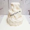 Свадебный торт "Фата невесты" в виде ткани на торте СТ129