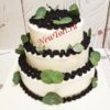 Свадебный торт "Ежевичка" с ягодами СТ605