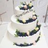 Свадебный торт "Симфония чувств" с ягодами СТ600