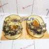 Торт "Золотые цифры" с шоколадными узорами ТЖ586