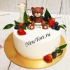 Торт "Бурый мишка" с фигуркой, ягодами и цифрой из пряника ТГ242