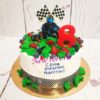 Торт "Мото" с фотопечатью, ягодами и цифрой ТД966